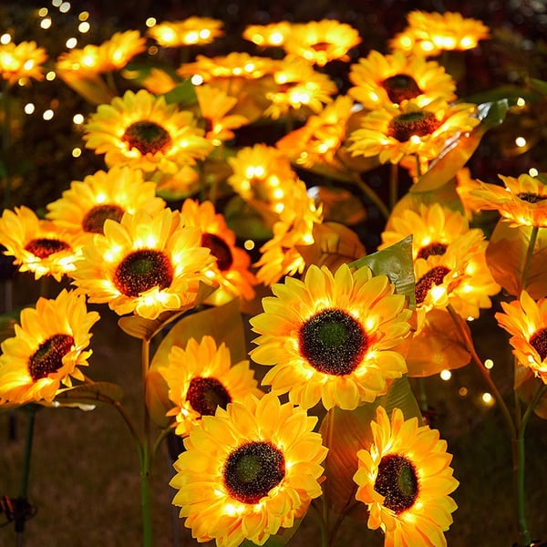 💥Last Day Promotion-[SAVE 50% OFF]--Waterproof Solar Sunflower Light--BUY 3 GET 10% OFF & FREE SHIPPING