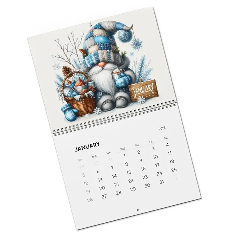 Gnome Wall Calendar 2025