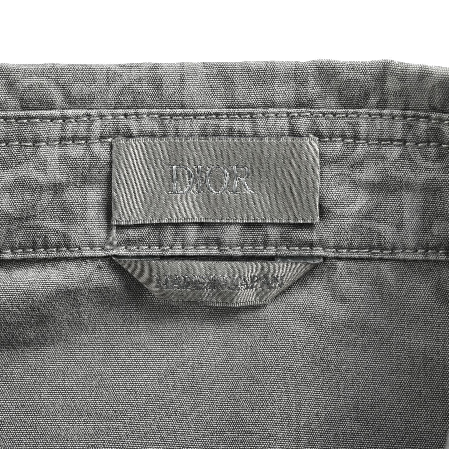 Dior 24Fw all-over print denim shirt