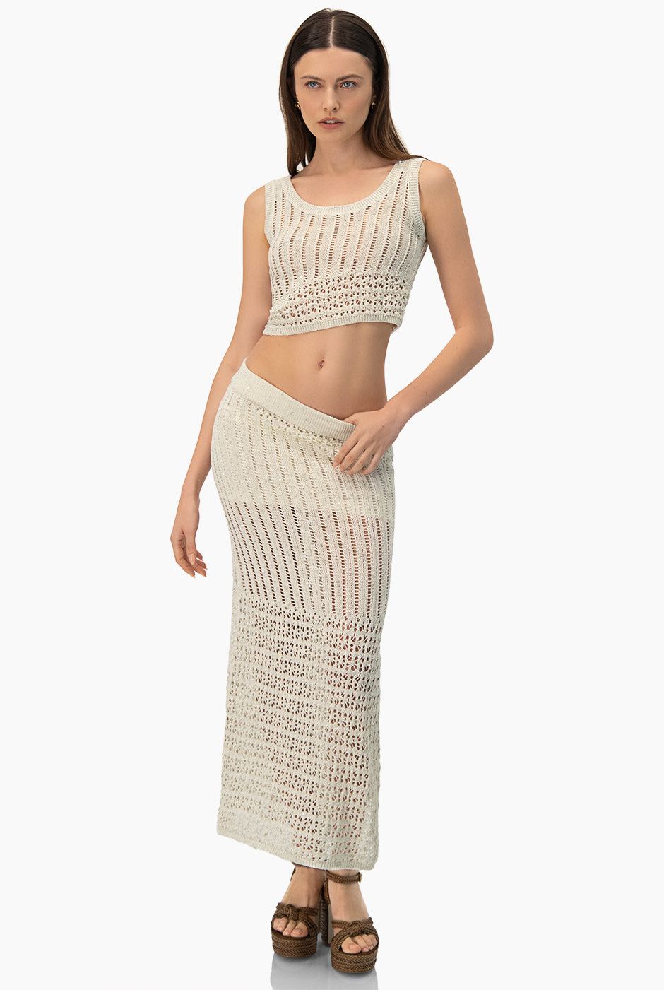 Falda Crochet Shimmer