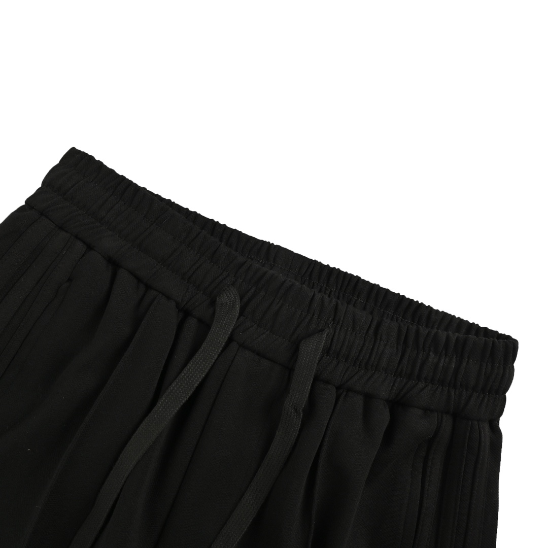 Balenciaga 24Fw Double B Embroidered Wide Leg Pants