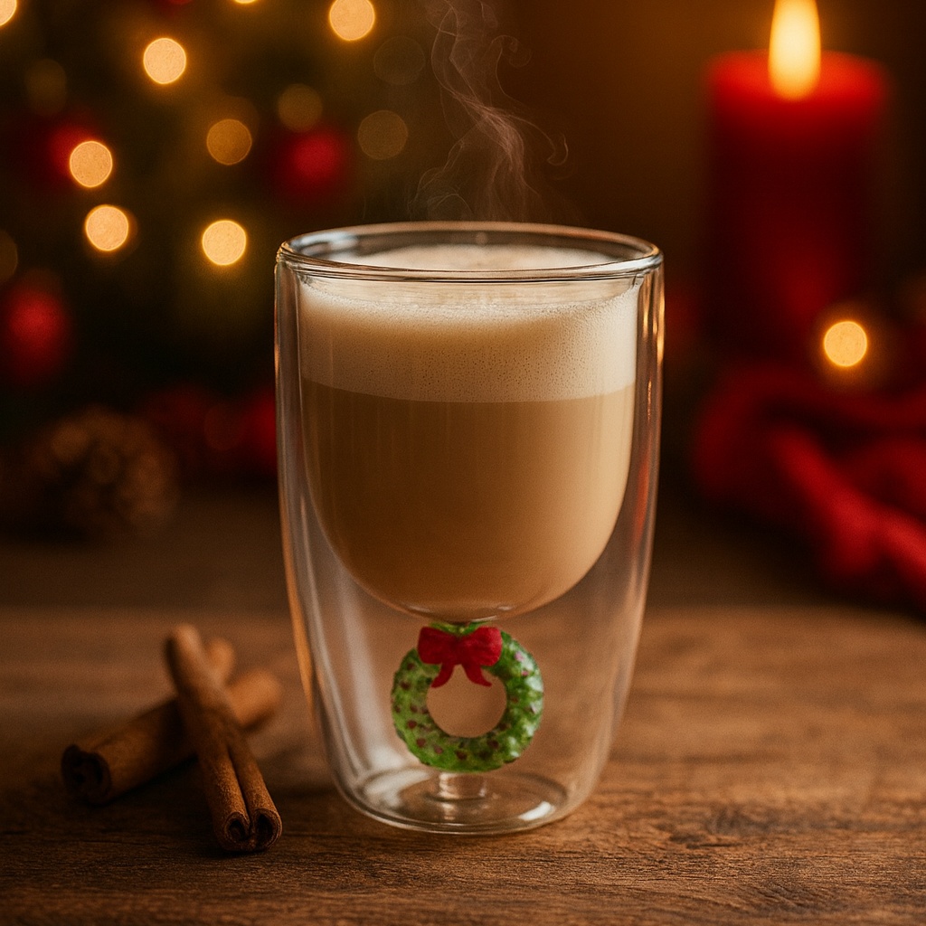 🎄2025 Christmas On Sale✨Christmas Icon Double Wall Highball Glass