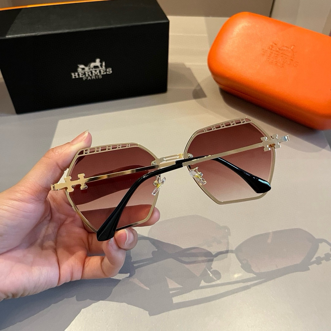 Hermes Square Frame Sunglasses
