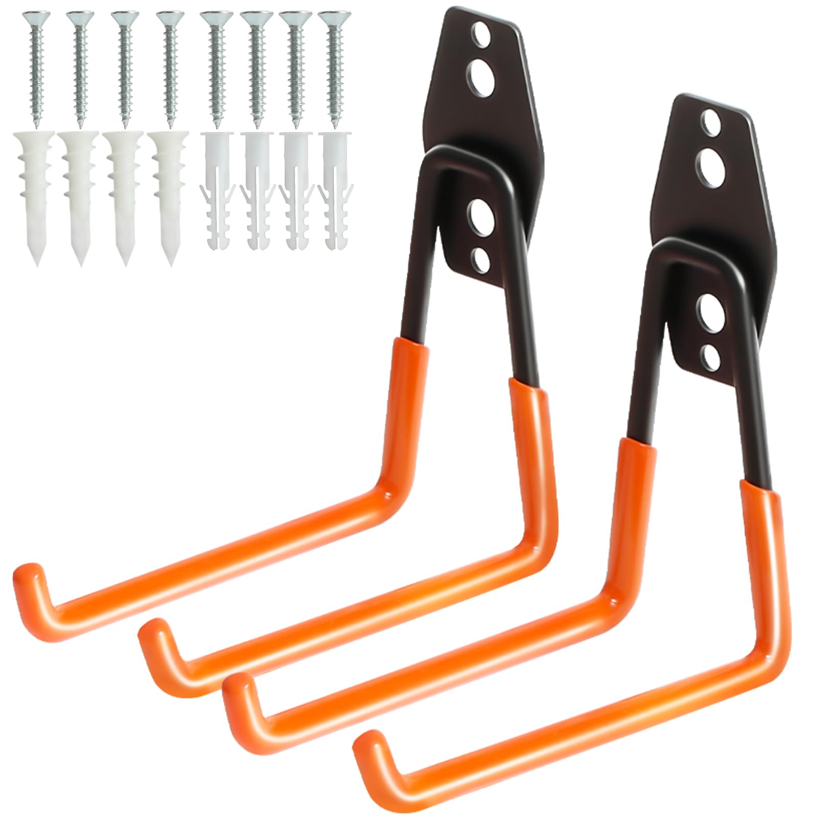2 Pack Heavy Duty Garage Storage Hooks – Strong, Sturdy & Built to Last! 🔩💪
