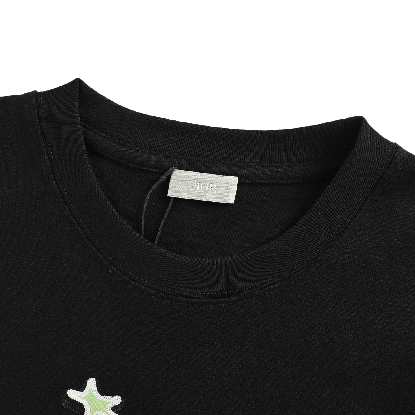 Dior 25Fw 47 gradient letter patch embroidered short sleeves