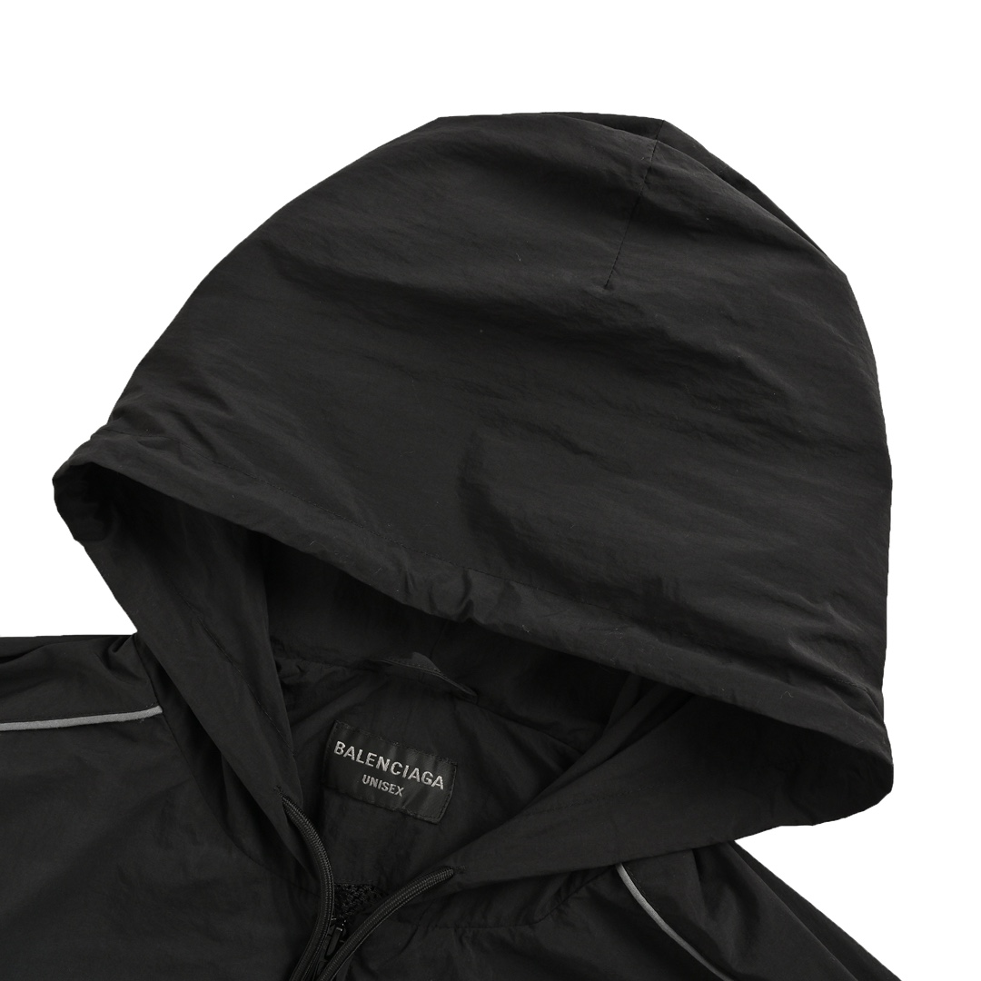 Balenciaga 24Fw hook and loop embroidered woven jacket