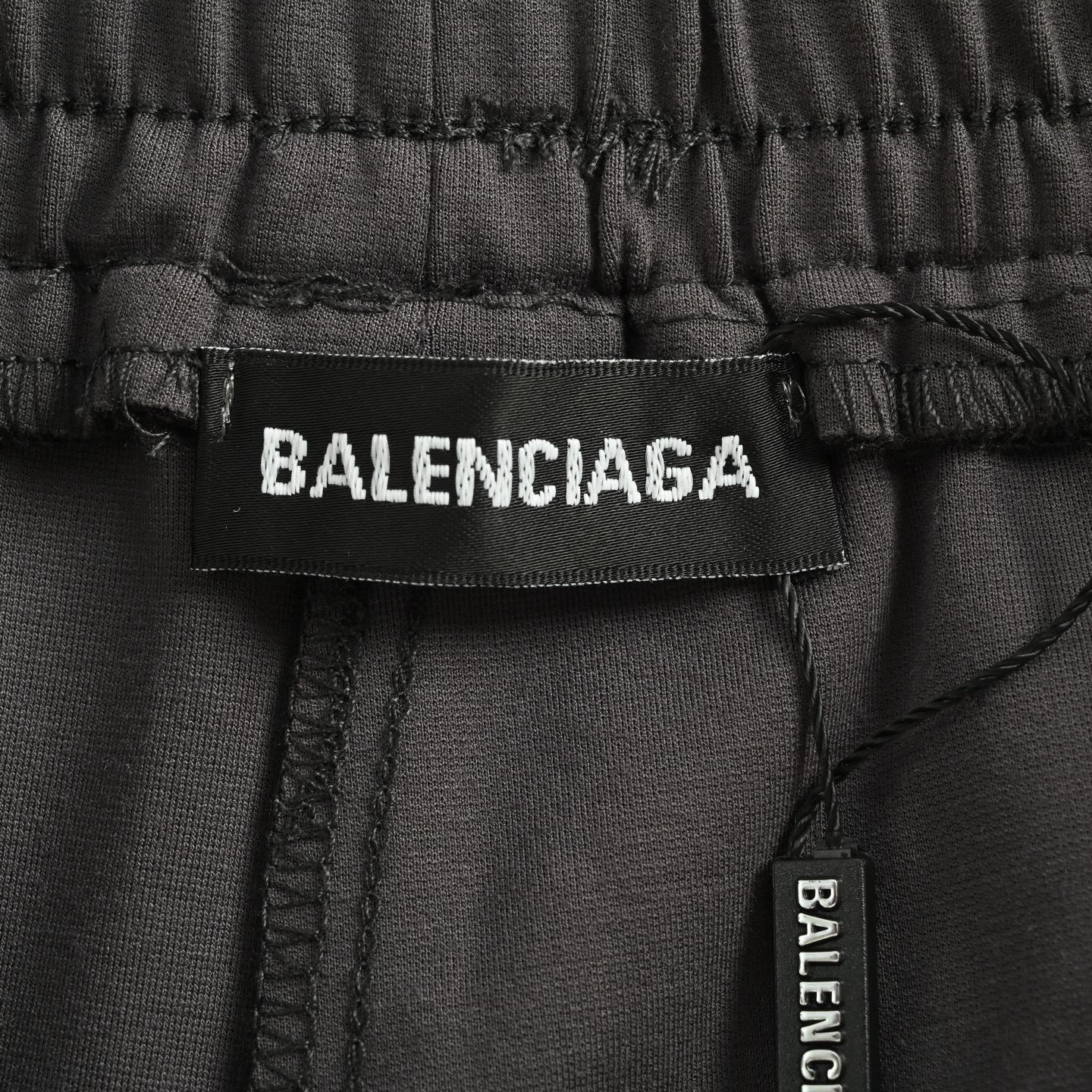 Balenciaga 25ss patchwork embroidered logo shorts