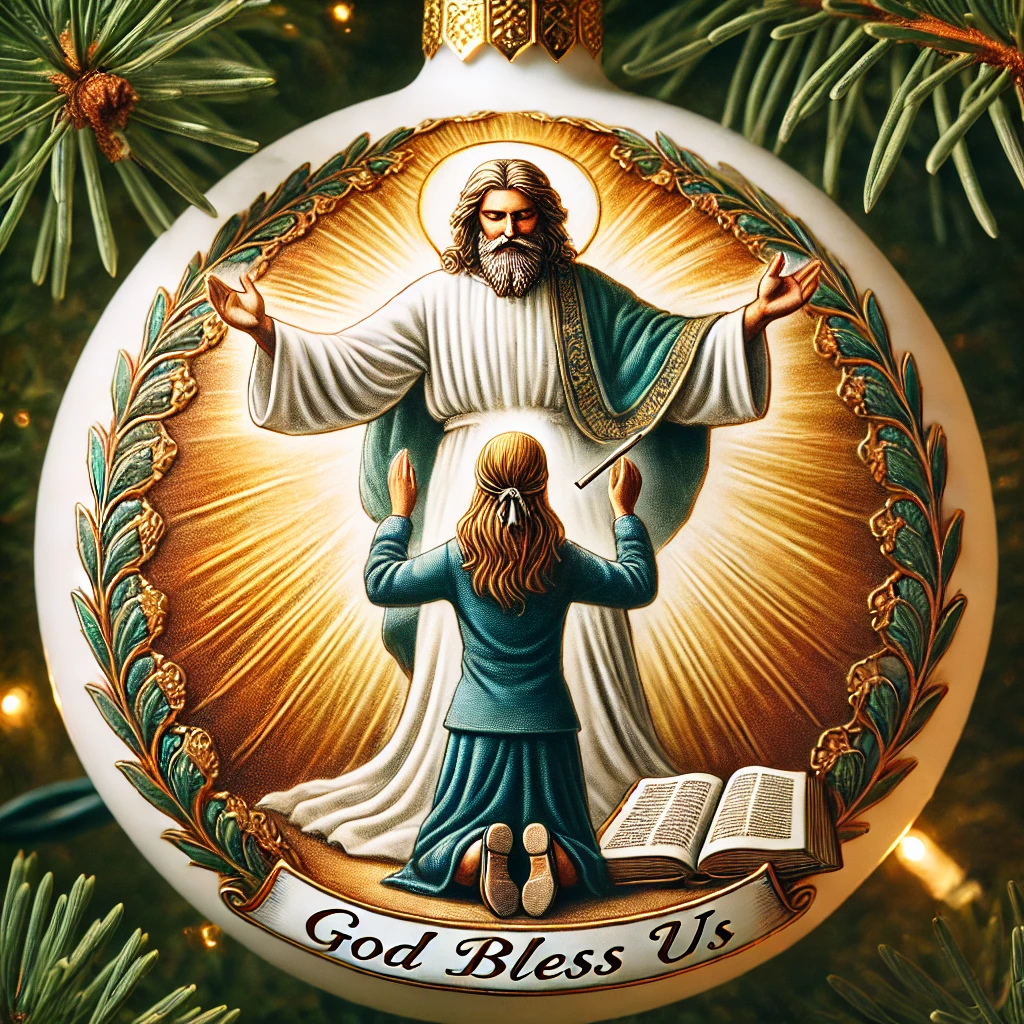 God Bless Us Ornament