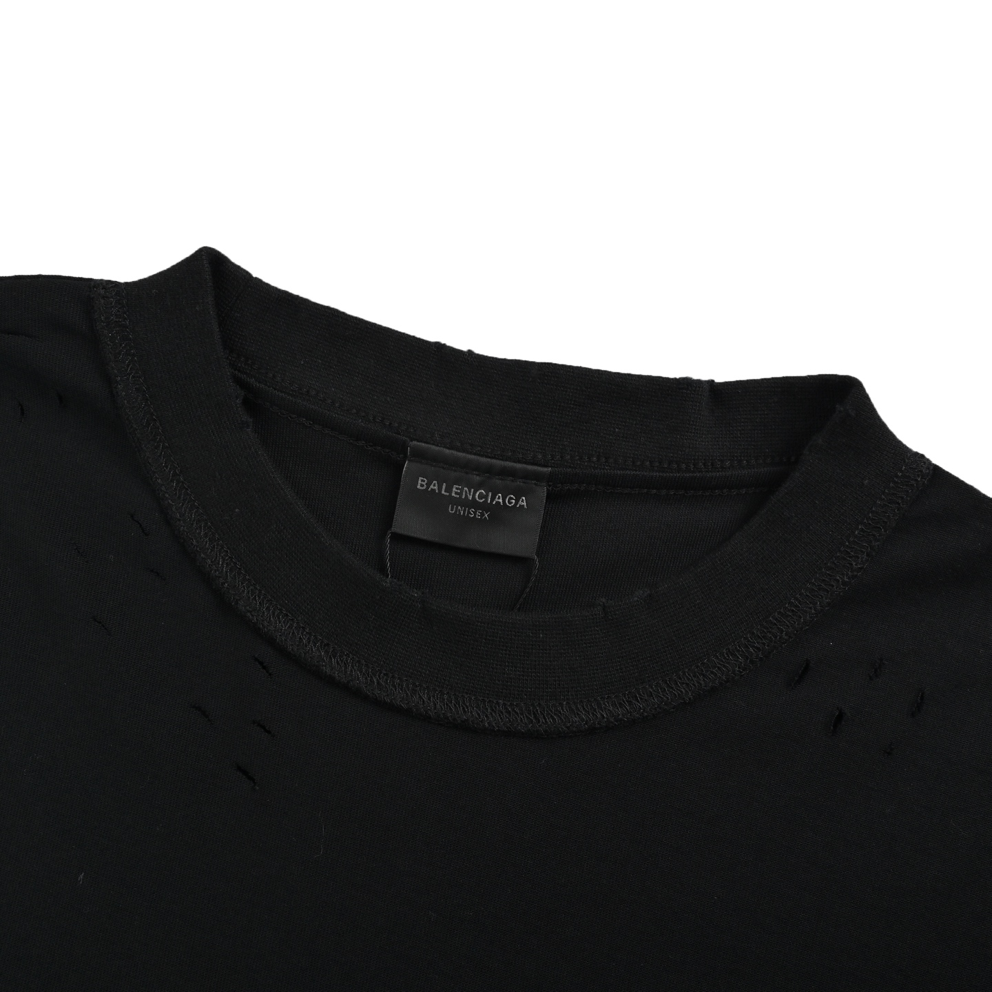 Balenciaga Castle Print Old-made Lavae Short Sleeve