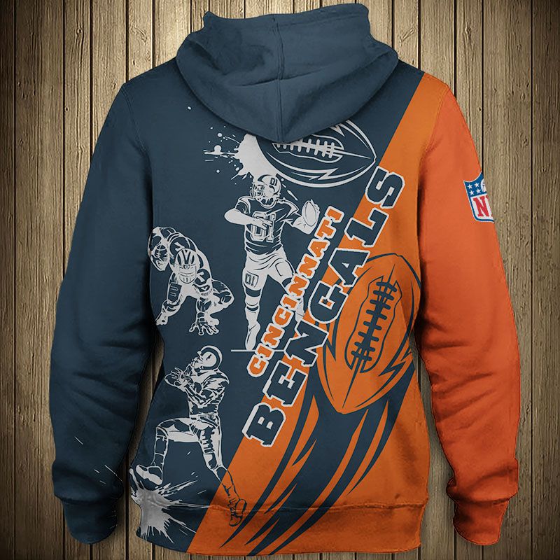 CINCINNATI BENGALS 3D HOODIE CB003