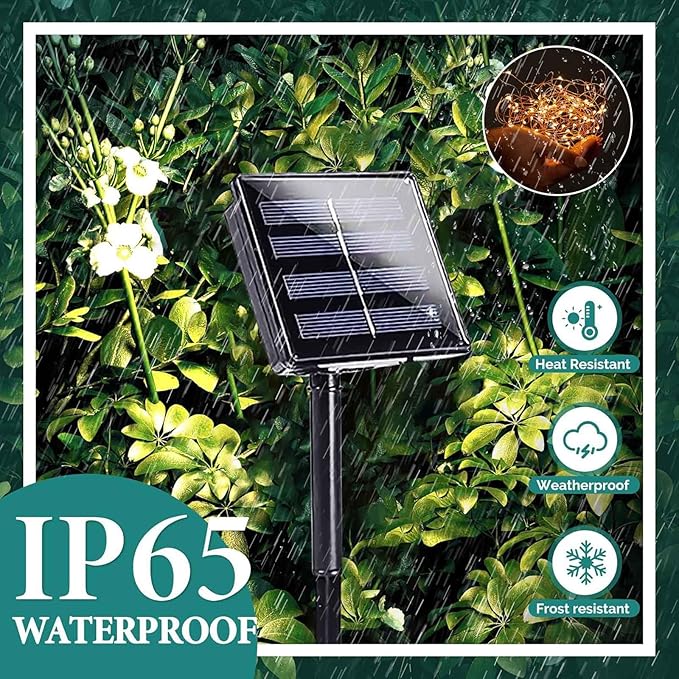 🔥ON SALE🔥39Ft /100 Led Waterproof  Solar String Lights🎁Buy 4 Free Shipping