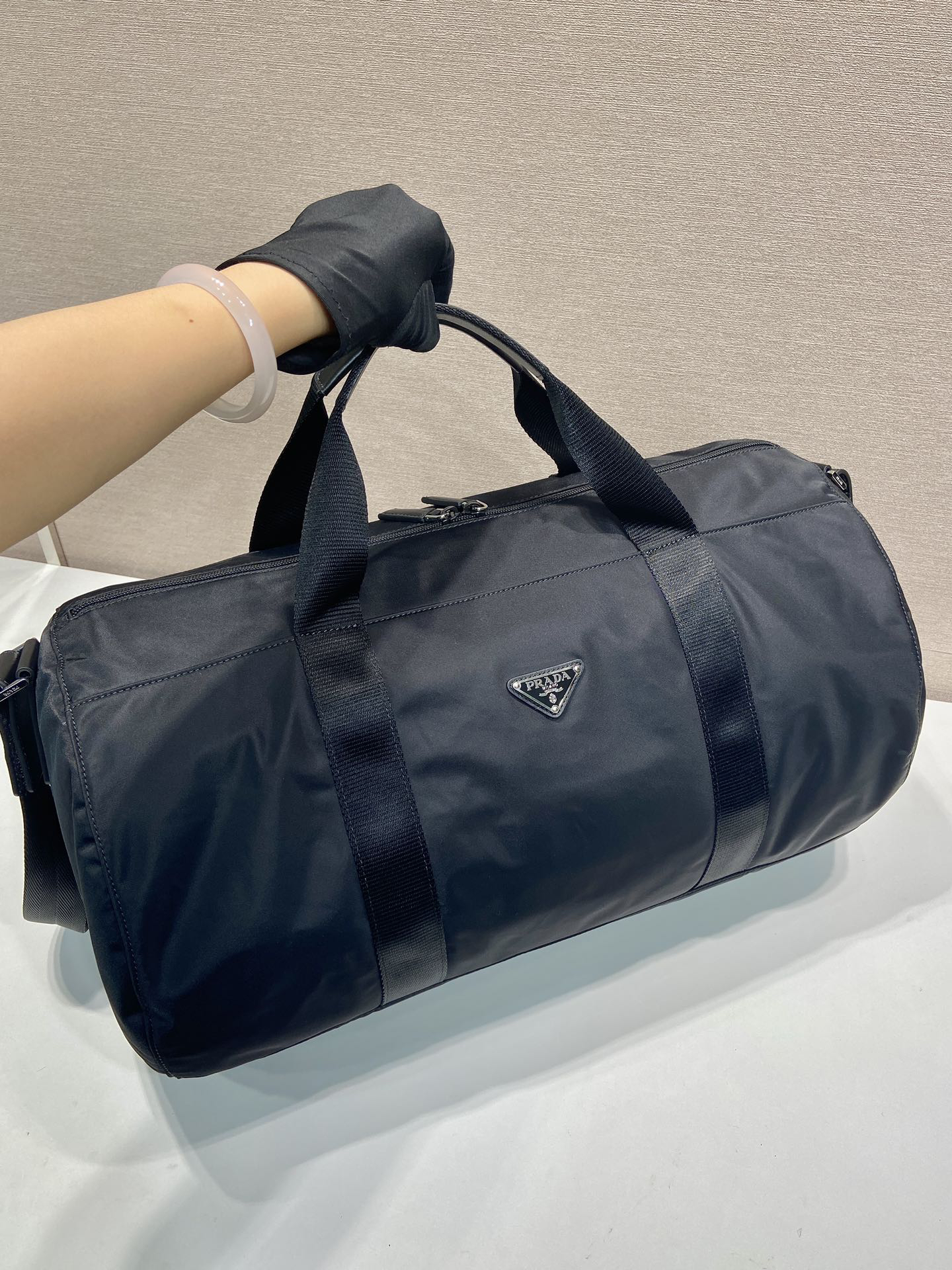 Prada parachute fabric travel bag 2VC015A