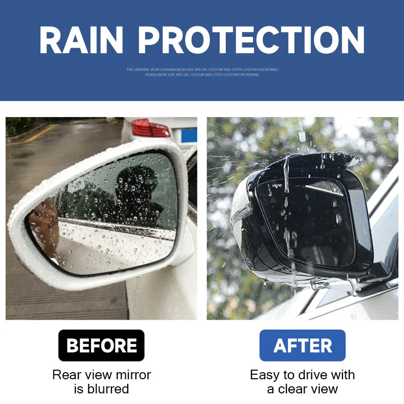 🔥HOT SALE 50% OFF 🚗PVC Rearview Mirror Rain Covers（1 pair）