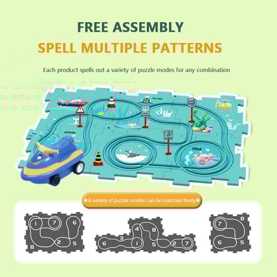 🔥Last Day Promotion-[SAVE 50% OFF]--Children's Puzzle DIY Assembled Electric Rail Car--BUY 2 GET 10% OFF & FREE SHIPPING