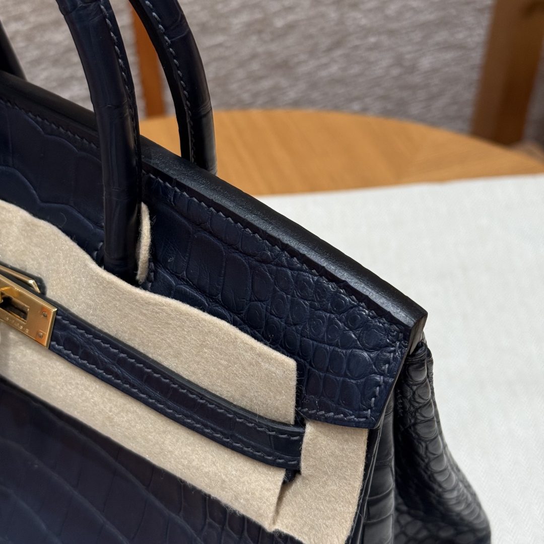 Hermes Birkin 73 Blue Saphir Handbag (Handmade to Order)