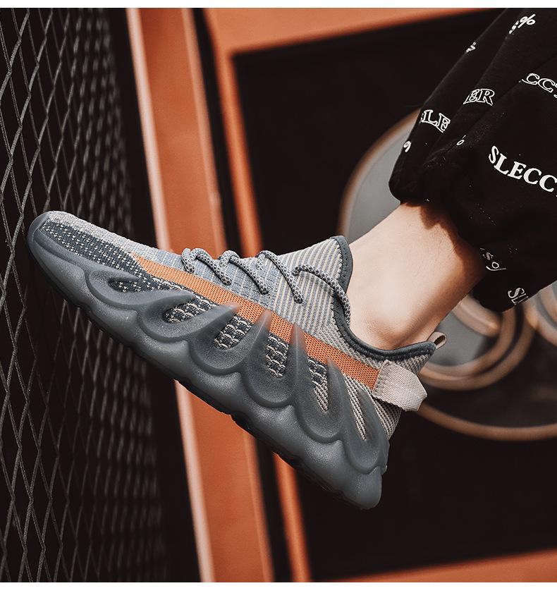 Flying woven fashion running casual sneakers