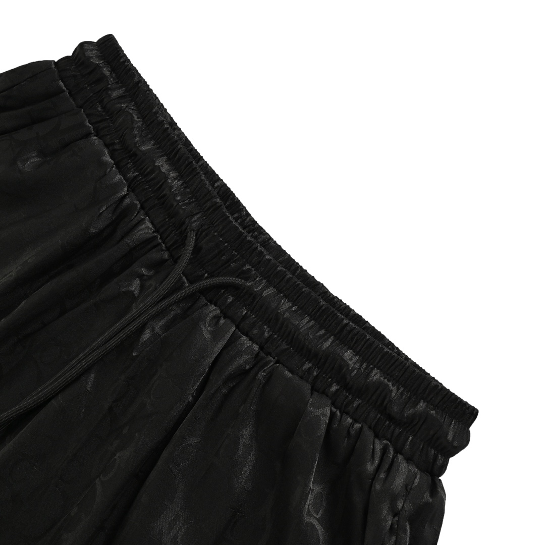 Dior 24ss old flower pattern jacquard beach shorts