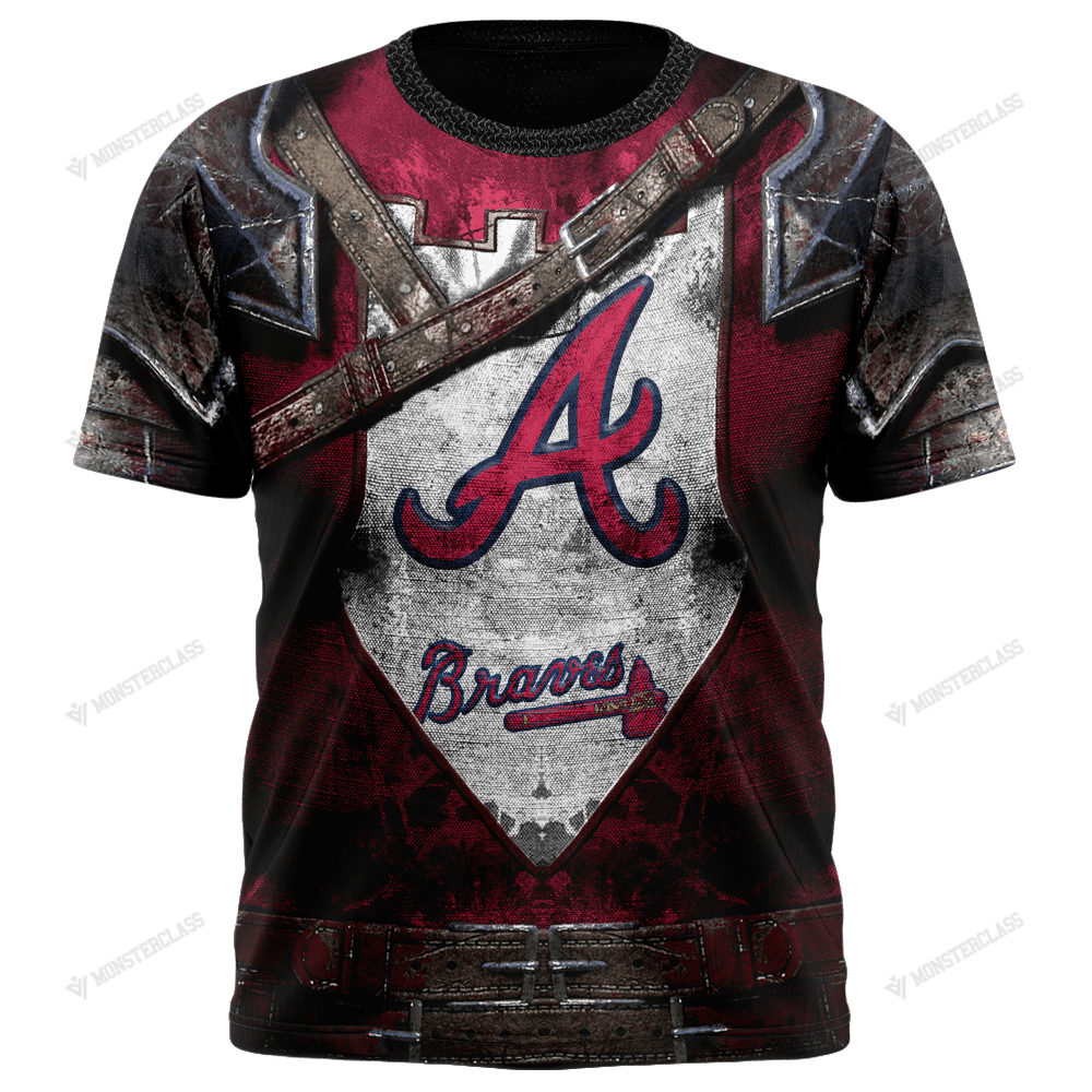 ATLANTA BRAVES 3D WARRIORS HOODIE