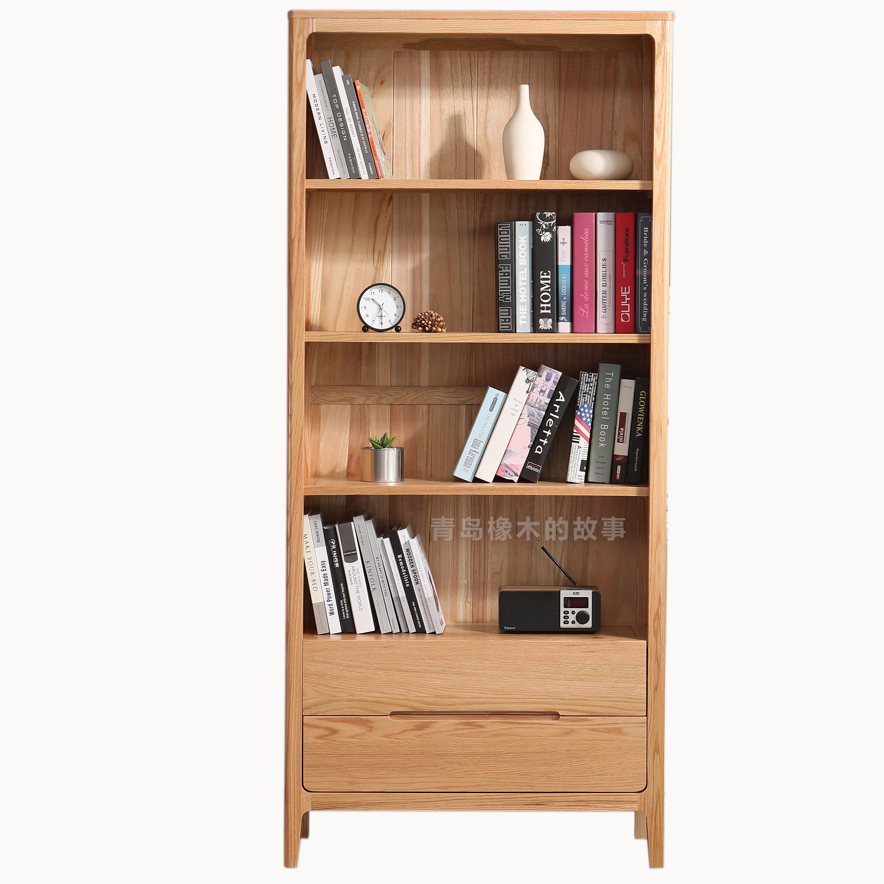LEONARDO Scandinavian Bookcase Book shelf Nordic Style