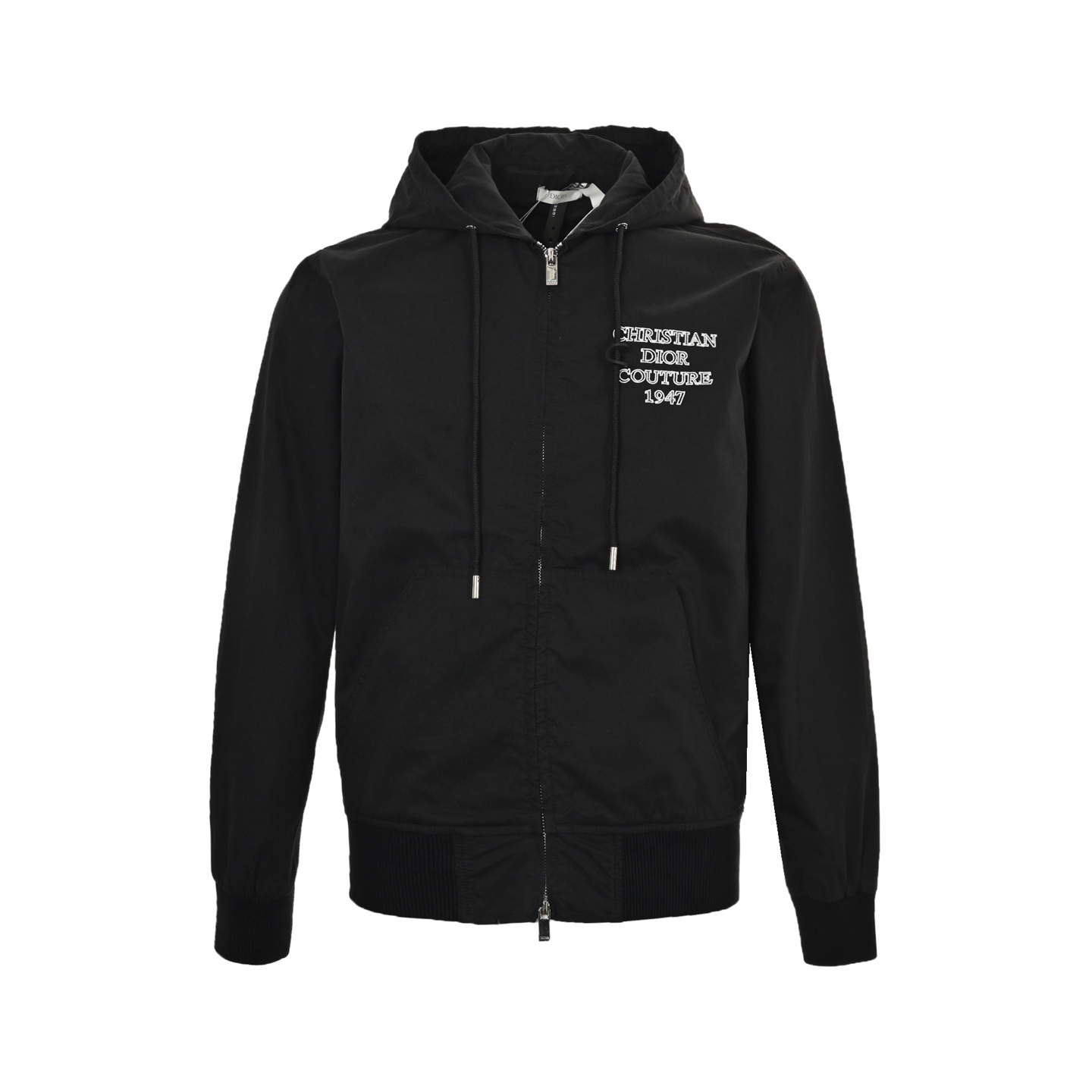 Dior 24Fw lettering print hooded trench coat