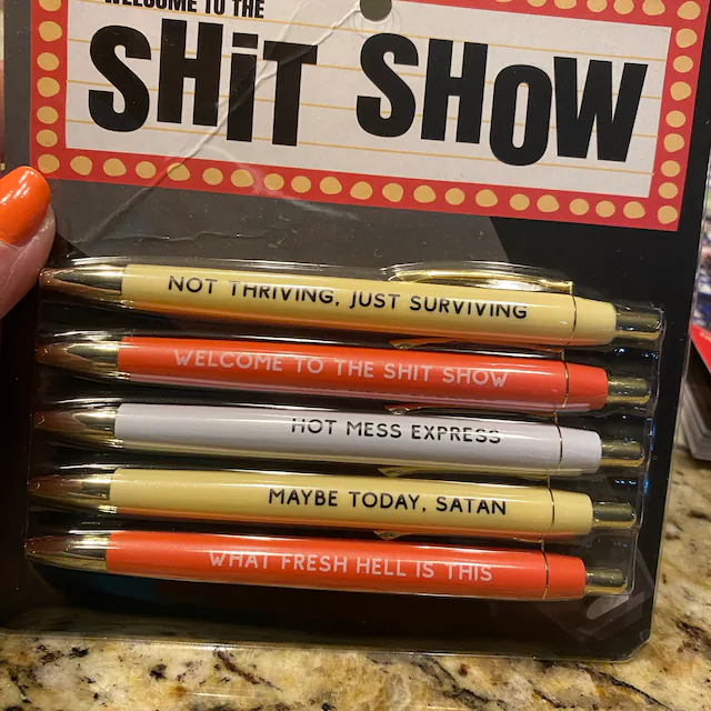 Welcome To The Shit Show Pen Set | Funny Gift