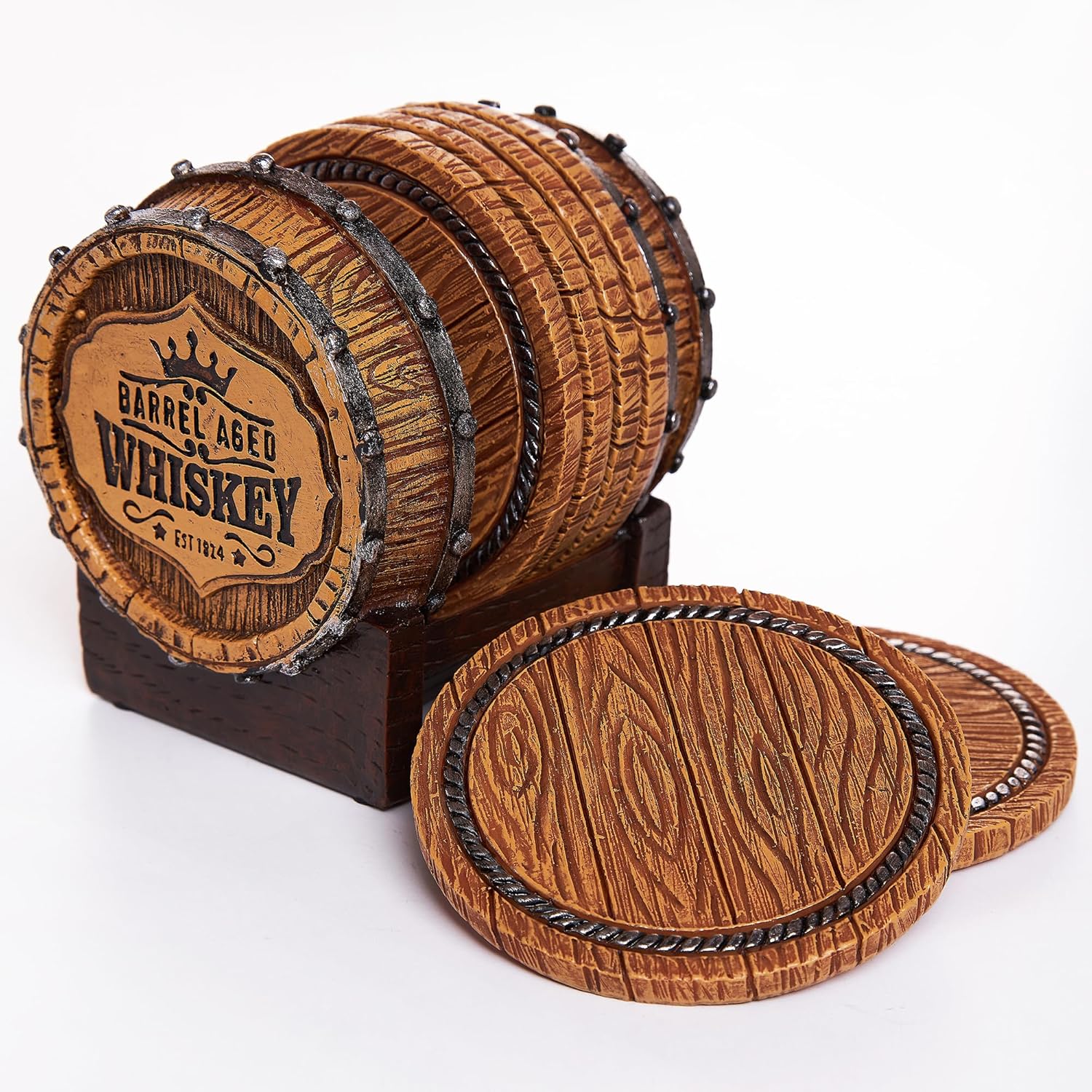 🔥On Sale🔥Handmade Canoe Bear Coasters Set of 6