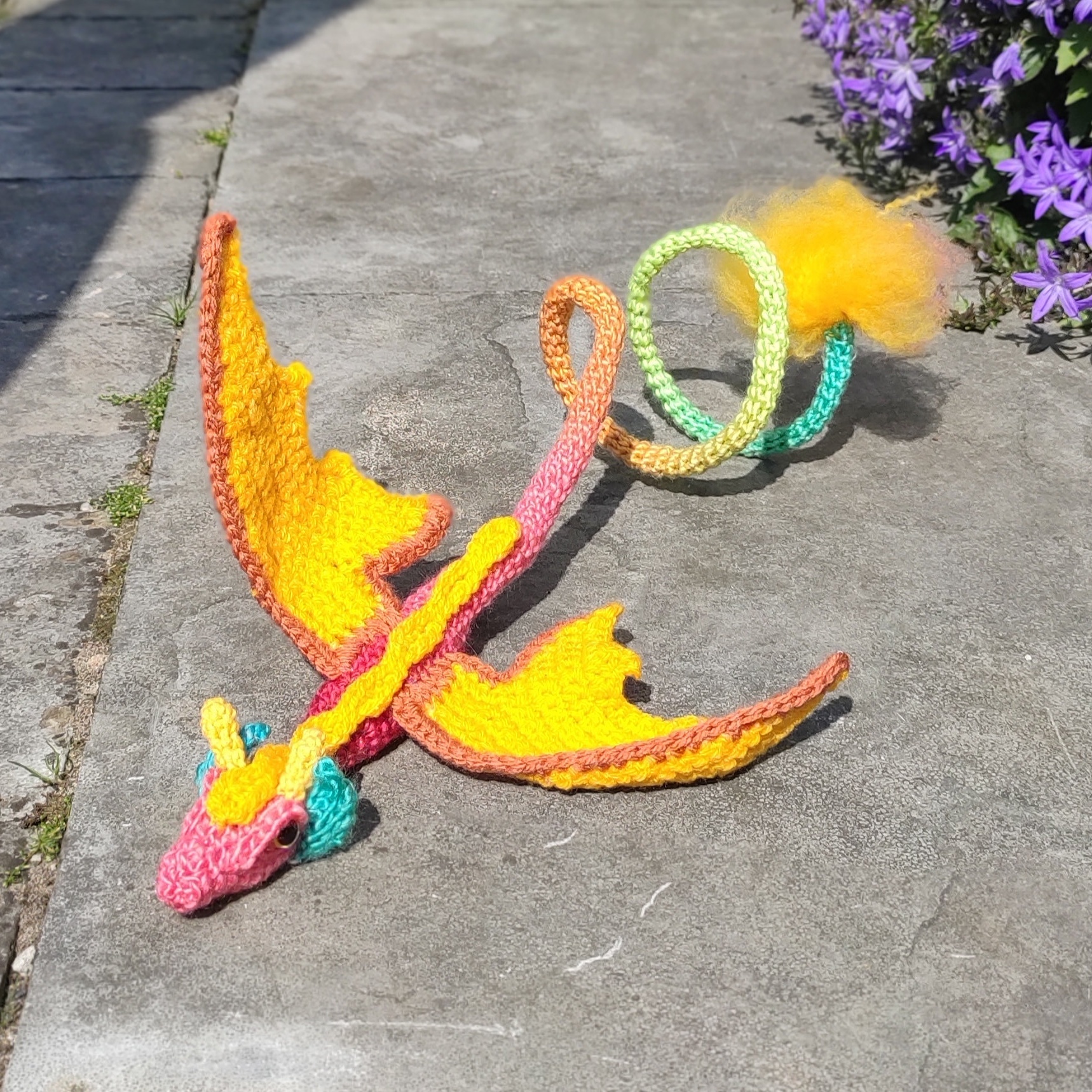 💗🎁 Mother's Day Gift 🐉 Crochet Wearable Wrap Dragon