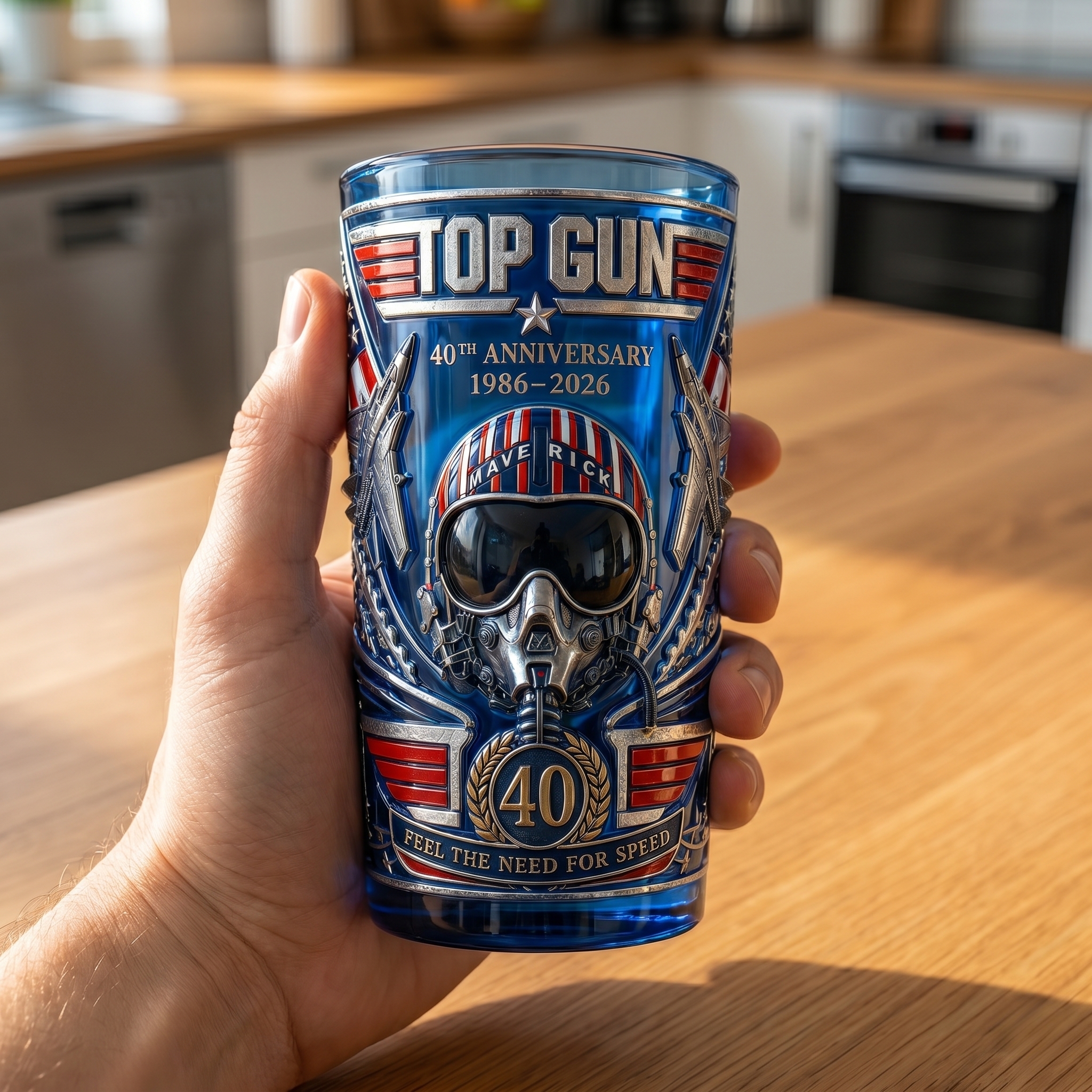 🥤Top Gun 40th Anniversary Commemorative Glass✈️