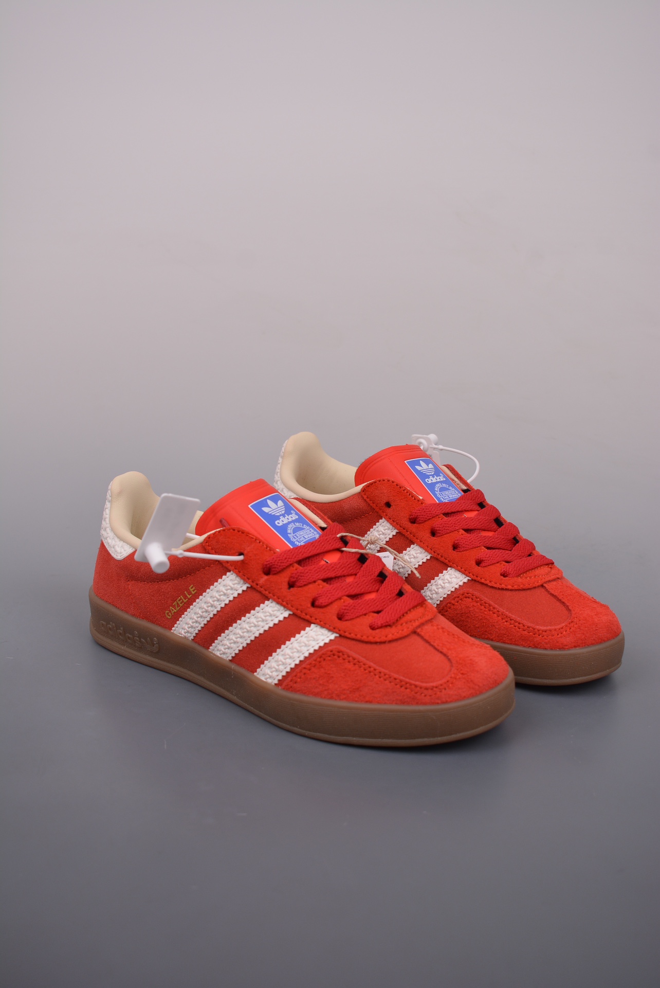 Adidas Gazelle Indoor Trainers Red and White IF1808