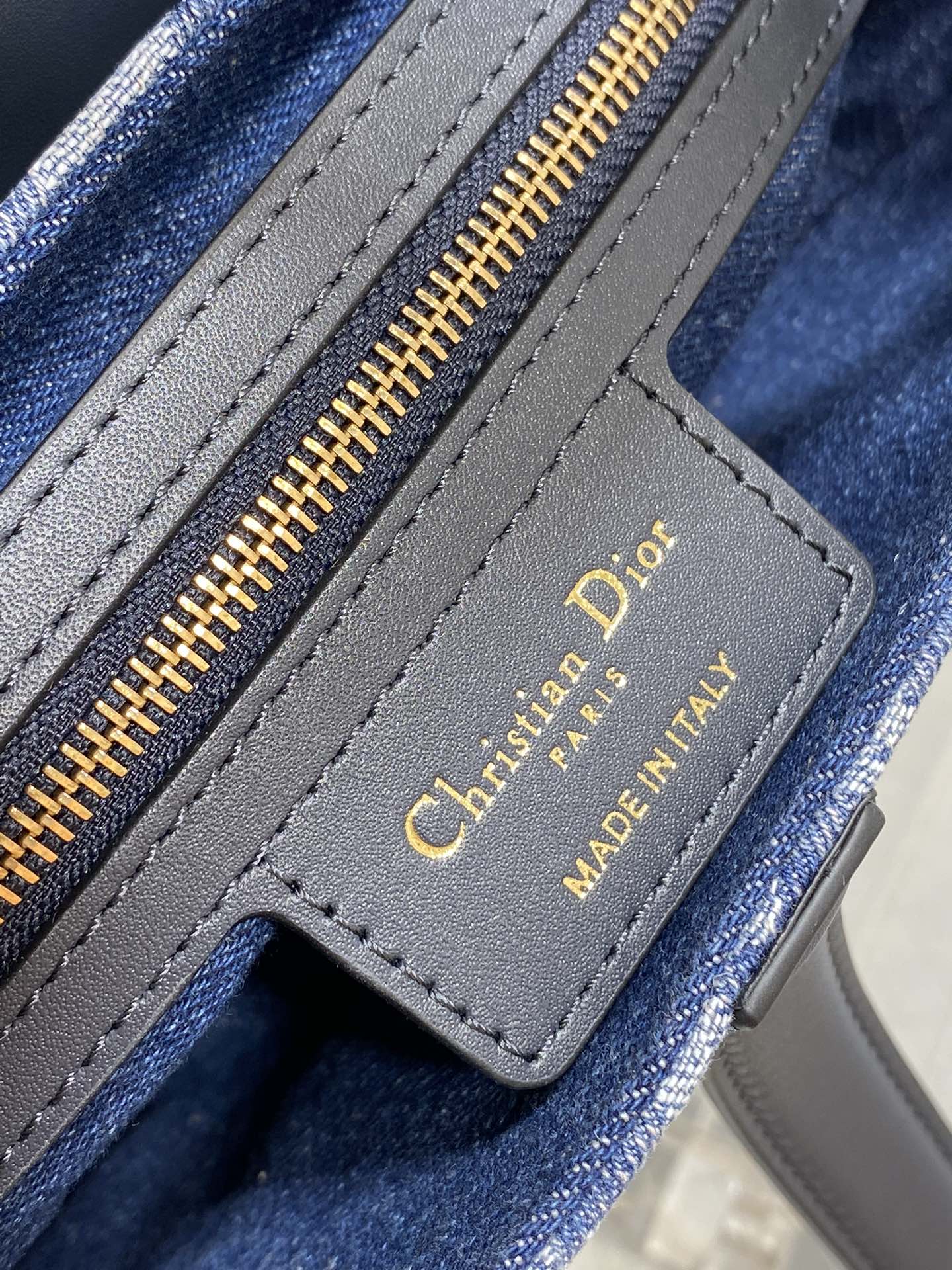 Dior Saddle Denim Collection Saddle Bag