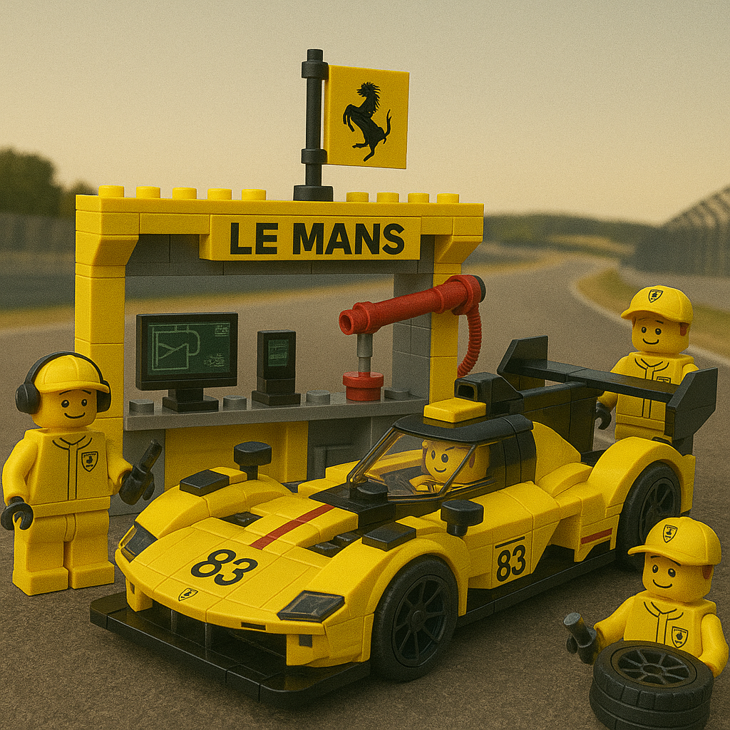 Ferrari Le Mans Team Lego