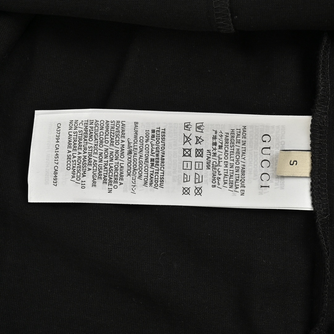 Gucci 24ss shoulder red and green ribbon Polo short sleeve