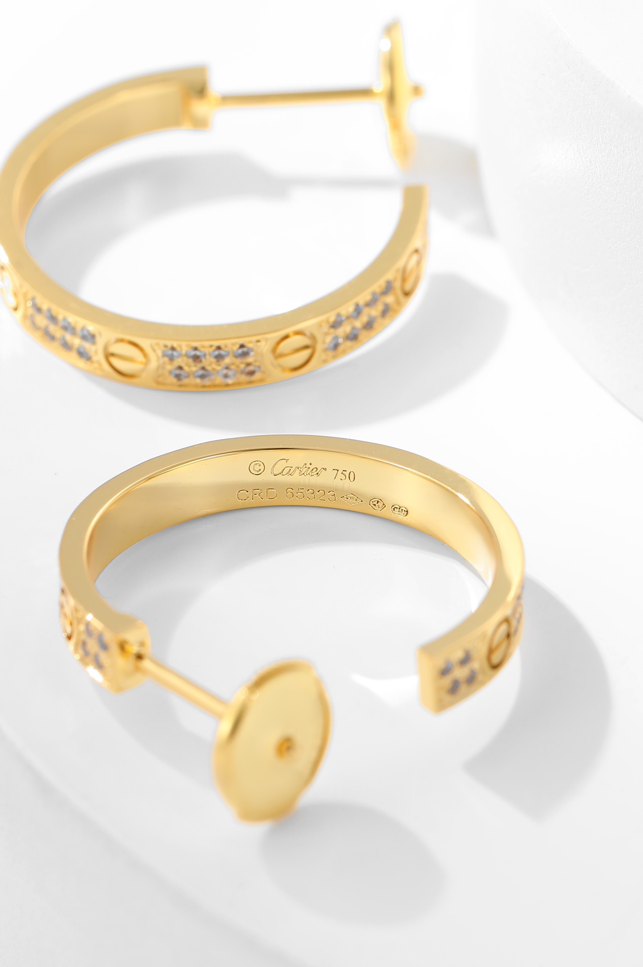 Cartier classic love star earrings