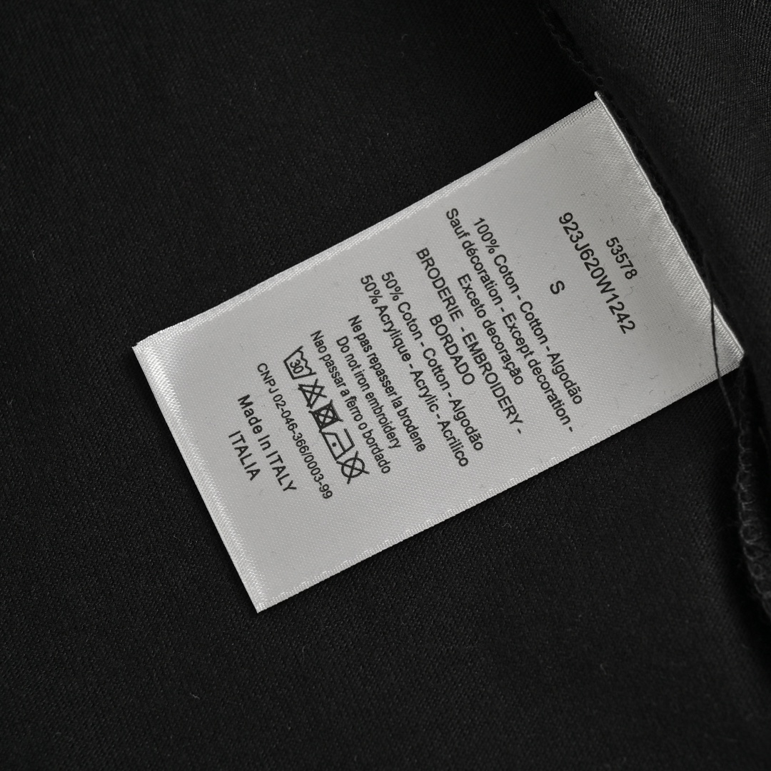 Dior Classic CD Embroidered Short Sleeve