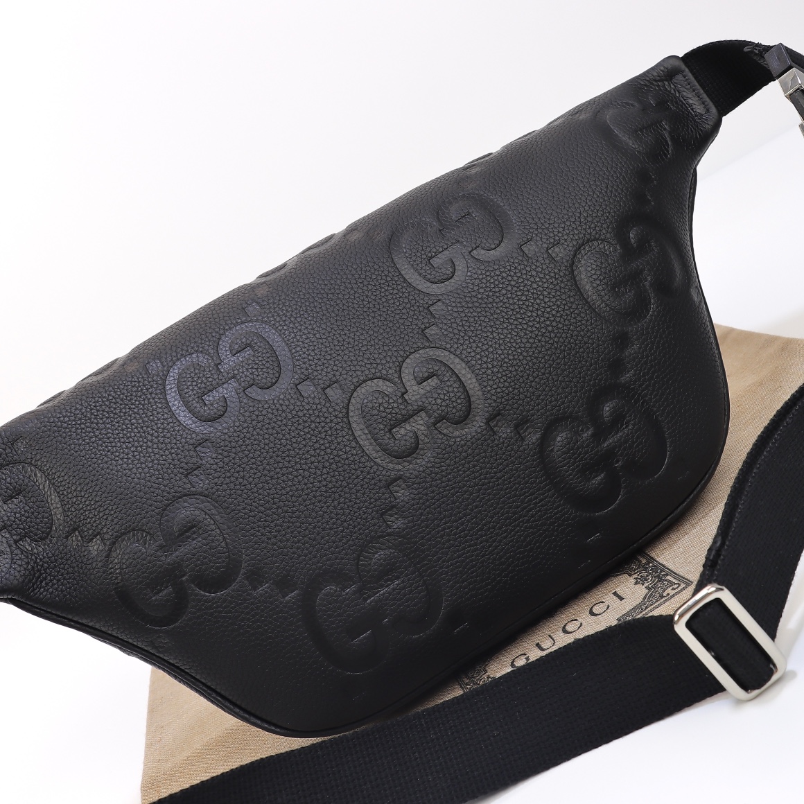 Gucci GG jumbo large belt bag 645093 AABY7 1000