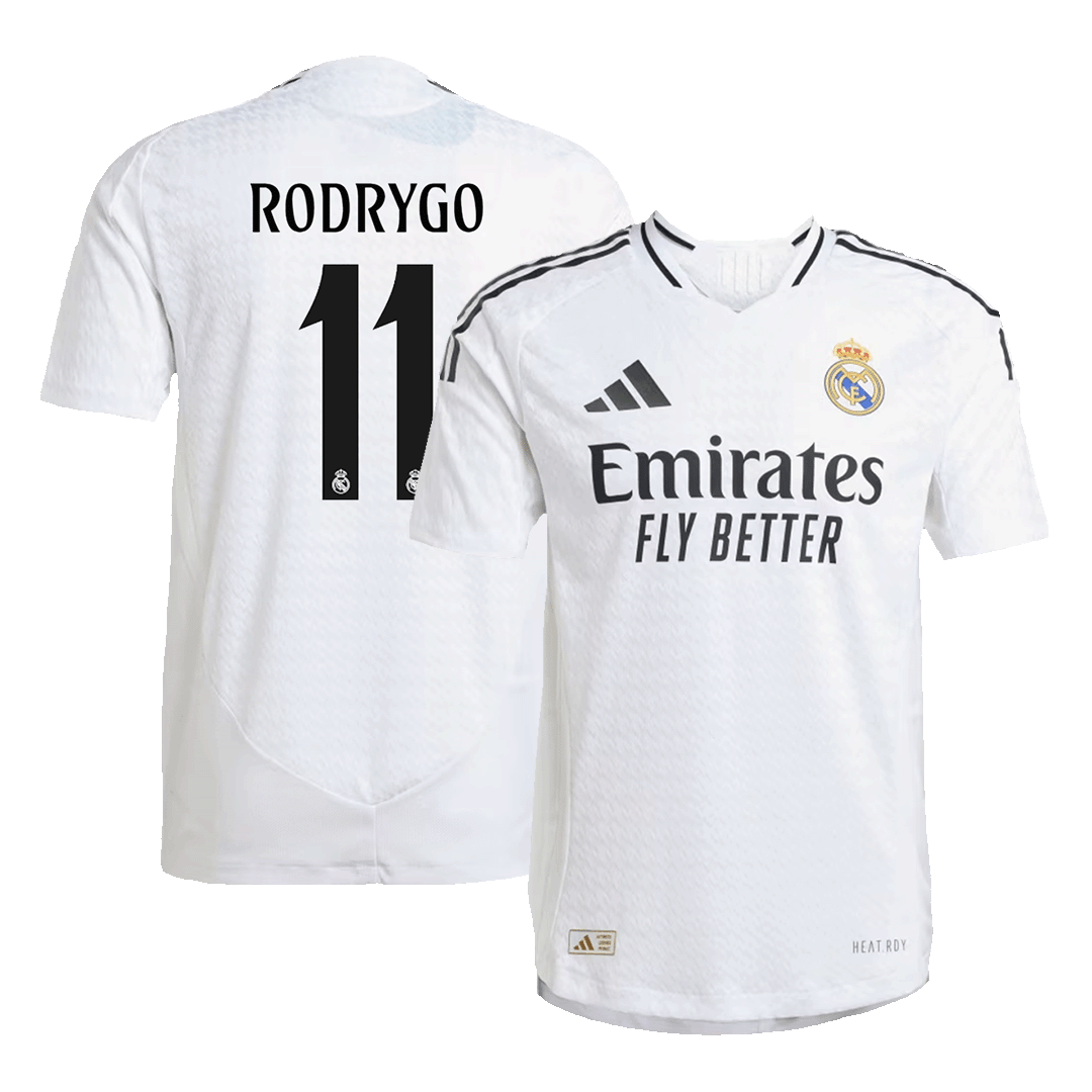 Real Madrid Cheap RODRYGO #11 Home Football Shirt 2024/25 - Player Edition, Slim Fit