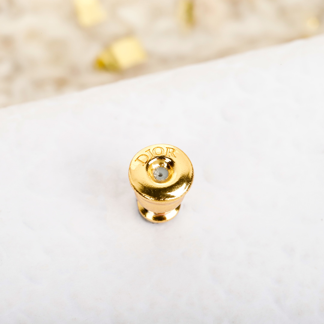 Dior star cd earrings