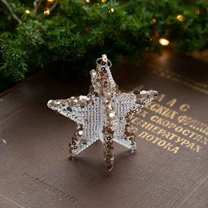 🎅2024 Christmas Promos🔥Christmas decorations sequins acrylic transparent pendant