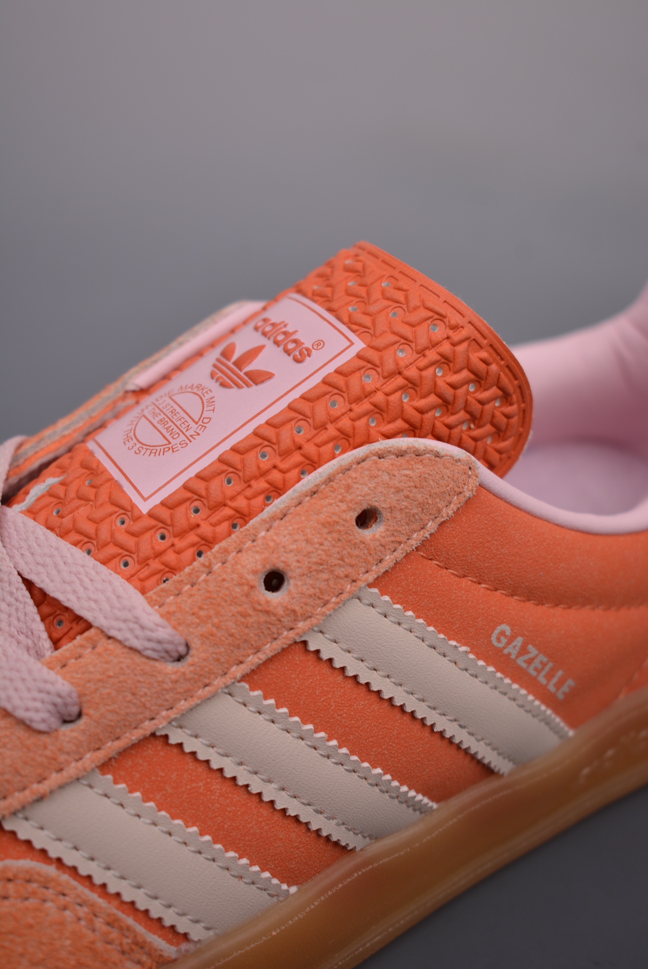 Adidas Gazelle Indoor Trainers Orange Pink IE2946