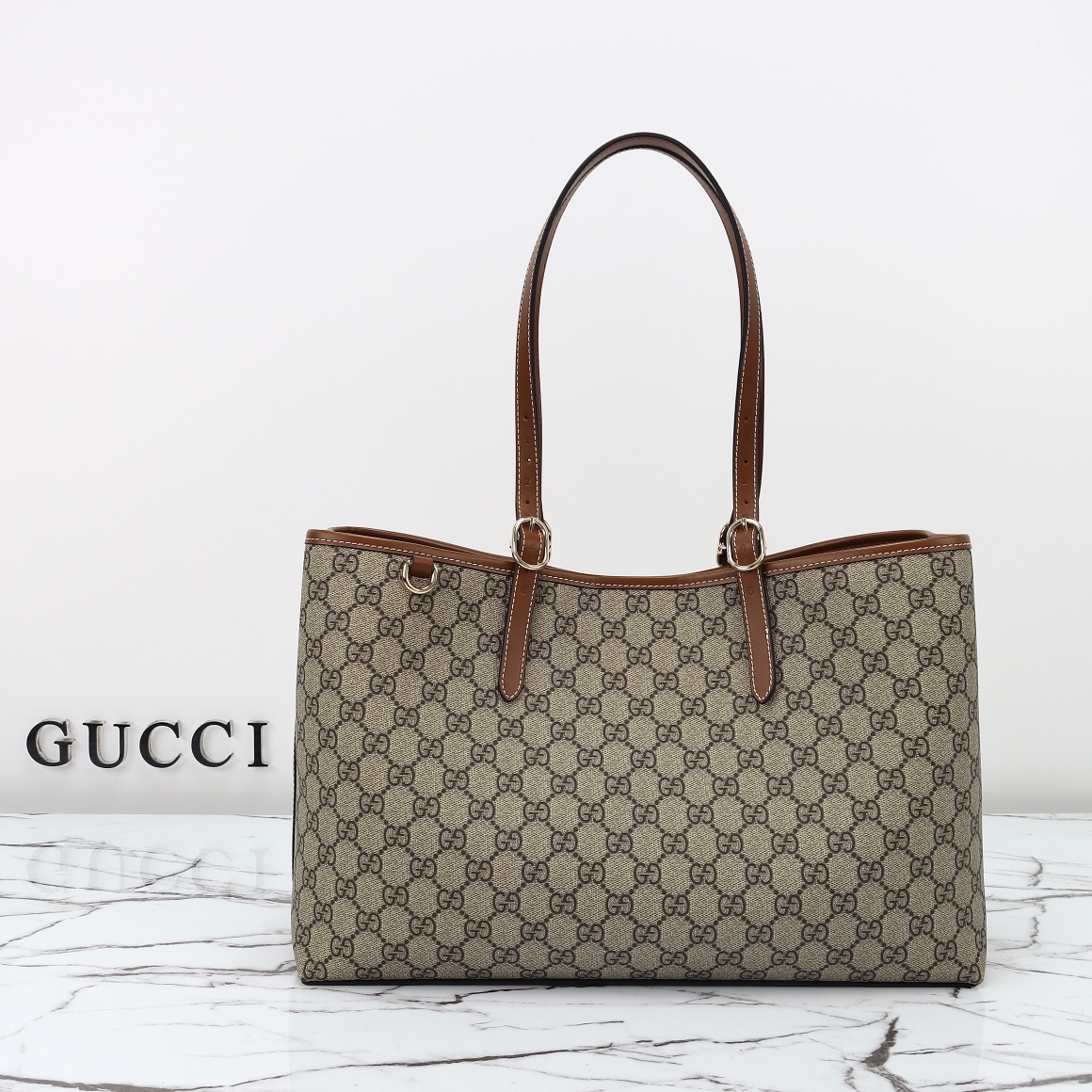 Gucci GG Emblem large tote bag ‎ ‎815213 FAD6L 9758