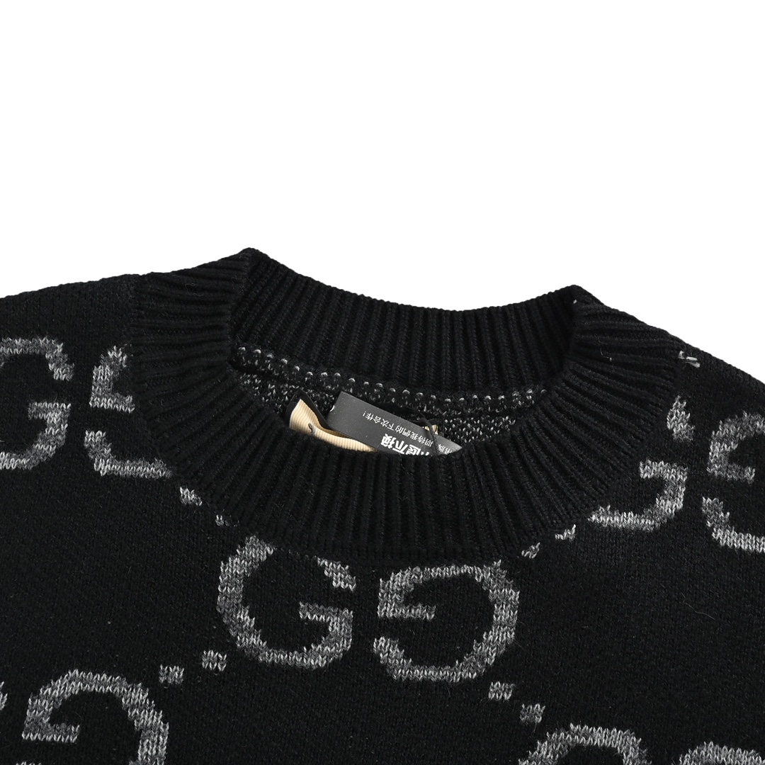 Gucci 24Fw Classic Interlocking Crew Neck Sweater