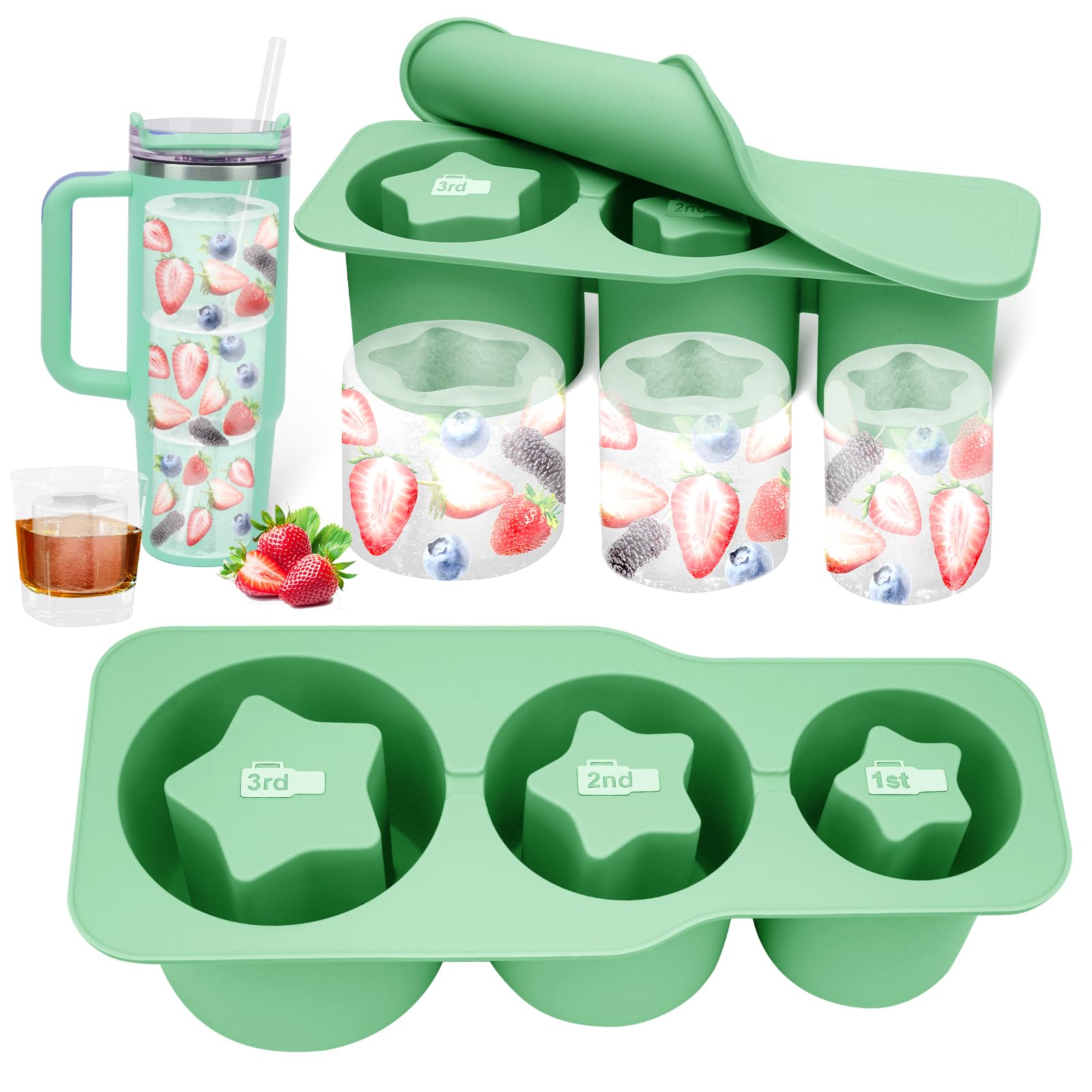 Ice cube mold for Stanley 30-40 oz accessories