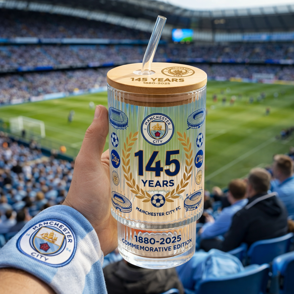 Manchester City – 145th Anniversary Commemorative Tumbler（Pre-sell）