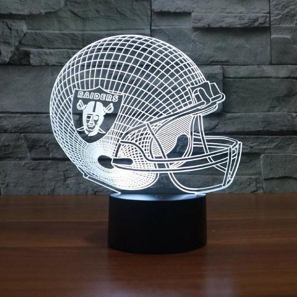 LAS VEGAS RAIDERS 3D LED LIGHT LAMP
