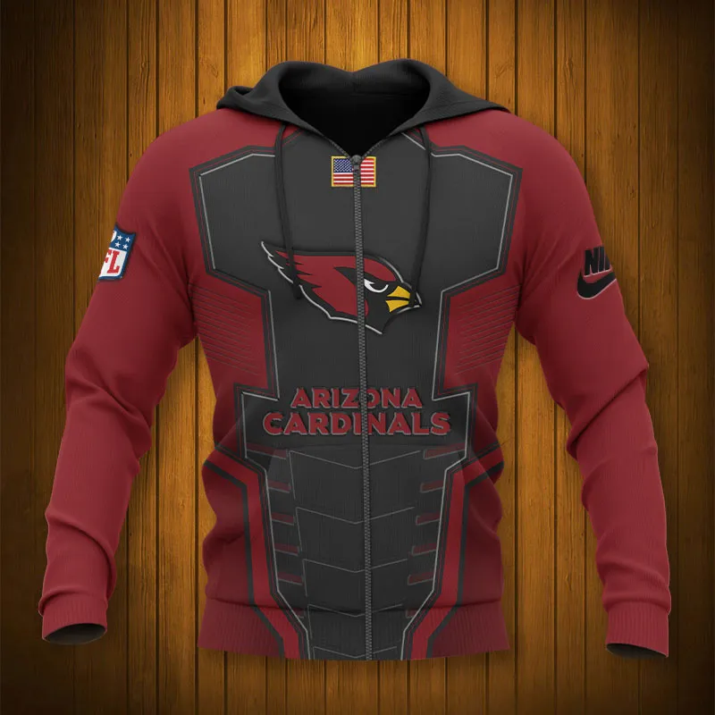 ARIZONA CARDINALS 3D HOODEI TTB4299
