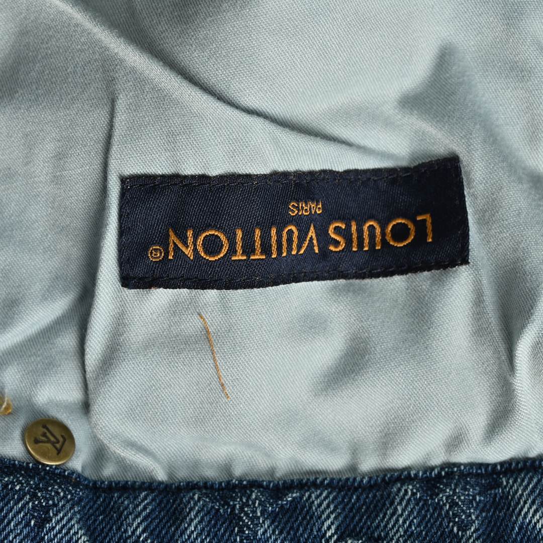 Louis Vuitton 24Fw monogram jacquard jeans
