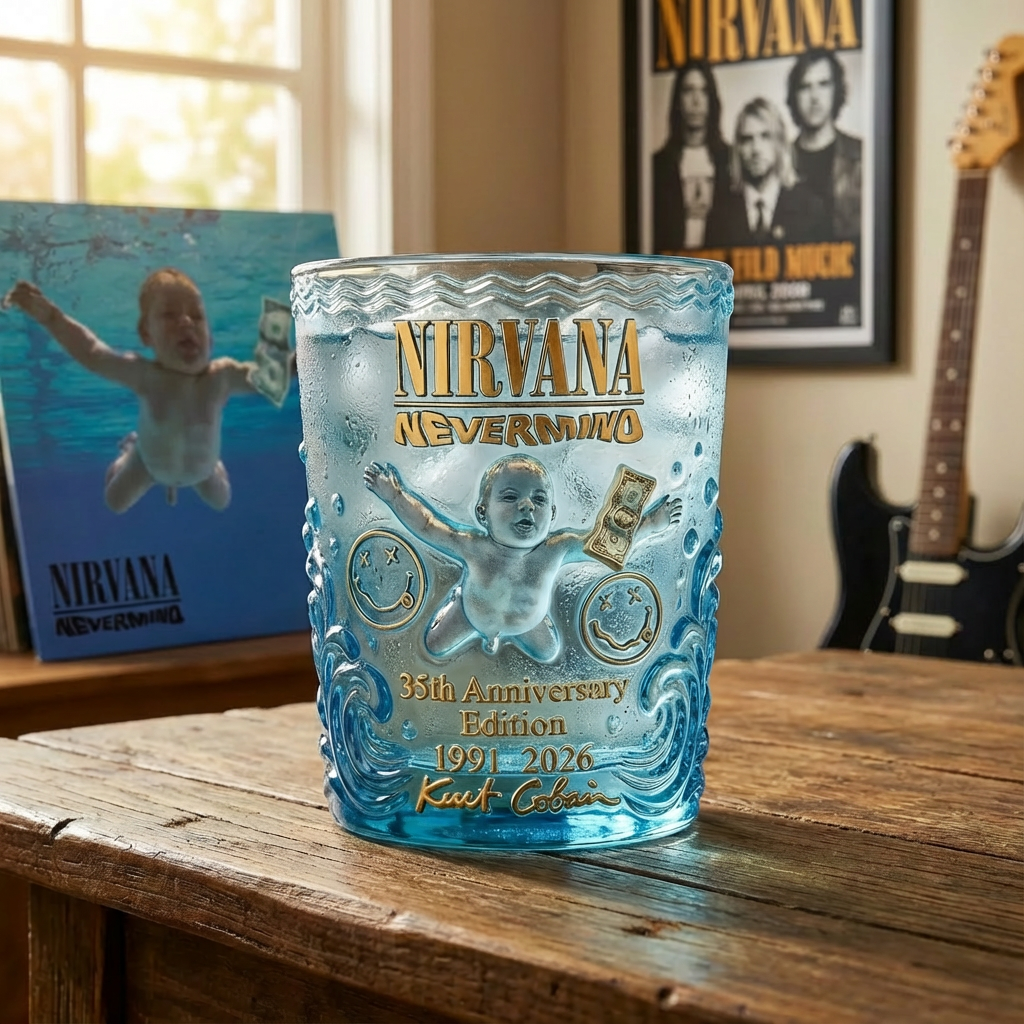 Nirvana Nevermind 35th Anniversary Edition Glass
