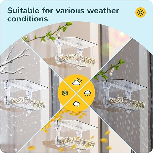 🐦🐦Window Bird Feeder for Outdoors