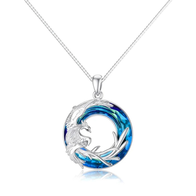 Around Me Phoenix Crystal Necklace