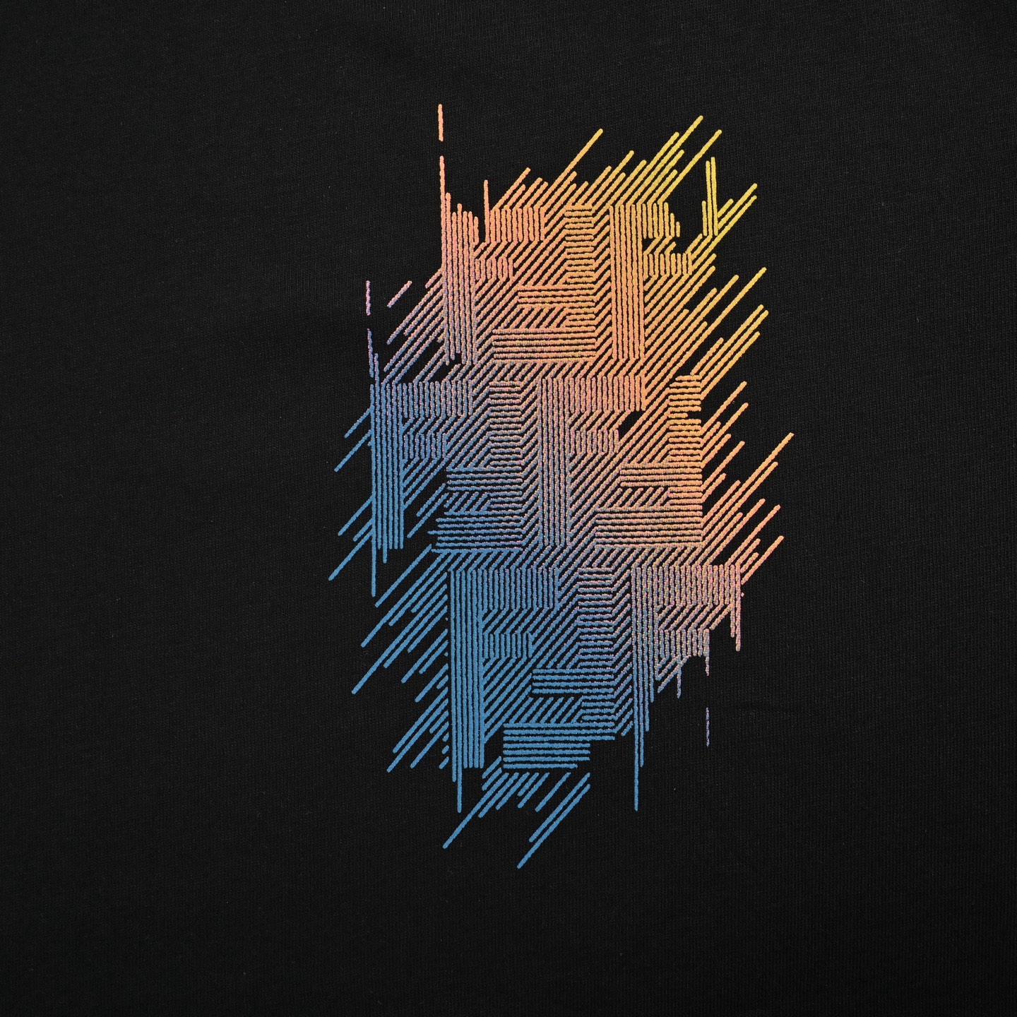 Fendi 24ss gradient print short sleeve